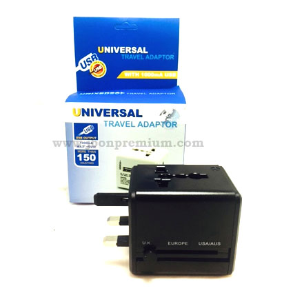 ปลั๊กไฟทั่วโลก USB International Plug Adapter 