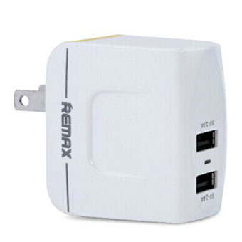Remax Adapter USB Charger หัวชาร์จ Smart Phone 2 ช่อง (3.4A Output) 