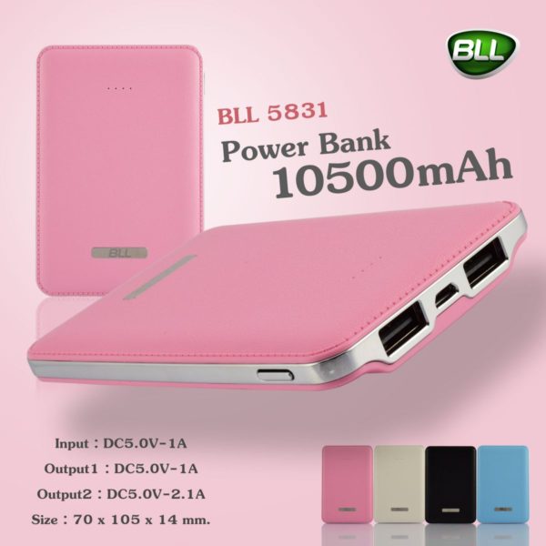 รหััสสินค้า BLL-5831 Powerbank 10500 mAh แบตเตอรี่สำรอง 