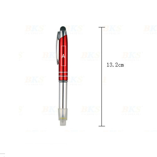 รหัสสินค้า : PE-073 ปากกาสไตลัส ไฟฉาย ฟรีสกรีนโลโก้