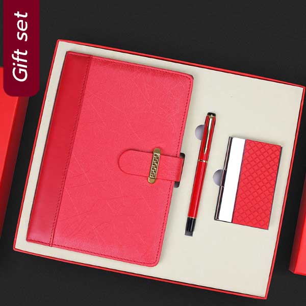 Gift Set กิ๊ฟเซ็ต สมุดโน๊ต ปากกา ตลับใส่นามบัตร รุ่น : SA-68