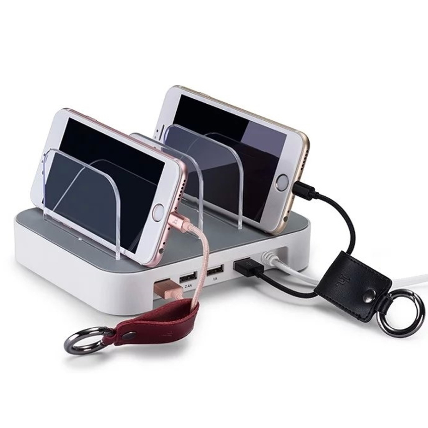 HOCO USB charging Dock ( UH403 ) 4 Ports Charging แท่นชาร์จโทรศัพท์มือถือพร้อมกัน 4 เครื่อง 