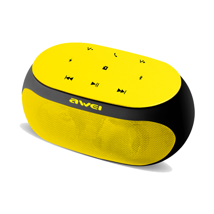  Awei ลำโพงบลูทูธ ไร้สาย HiFi Bluetooth Speaker V.3.0 รุ่น Y200 (สีเหลือง)