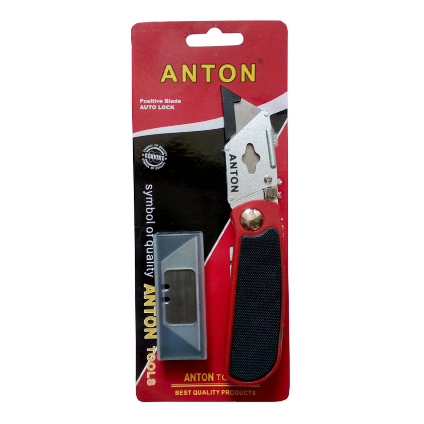 Anton มีดพับสีแดง
