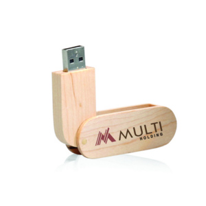รหัสสินค้า : TUW-006 Wooden flash drive แฟลชไดร์ฟไม้