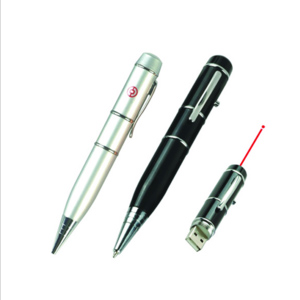 รหัสสินค้า : UPN-008 Pen laser flash drive แฟลชไดร์ฟปากกา เลเซอร์