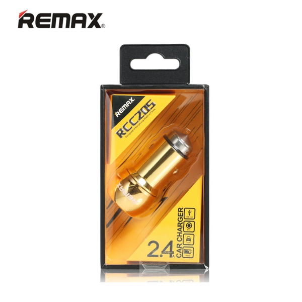 Remax RCC205 2.4A Car Charger 2 USB  ที่ชาร์จเสียบที่จุดบุหรี่ในรถยนตร์