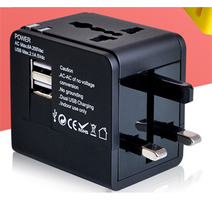 รหััสสินค้า PU-011 ปลั๊กทั่วโลก ปลั๊ก Universal Travel Adapter พร้อมถุงผ้า