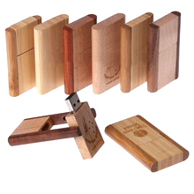 รหัสสินค้า : IP-04 Wooden flash drive แฟลชไดร์ฟไม้