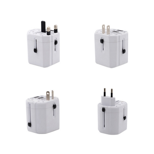 รหััสสินค้า PU-020 ปลั๊กทั่วโลก ปลั๊ก Universal Travel Adapter พร้อมถุงผ้า/กระเป๋า ฟรีสกรีนโลโก้