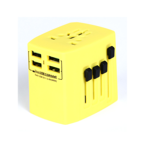 รหััสสินค้า PU-024 ปลั๊กทั่วโลก ปลั๊ก Universal Travel Adapter พร้อมถุงผ้า/กระเป๋า ฟรีสกรีนโลโก้