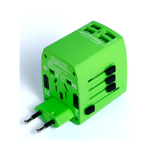 รหััสสินค้า PU-024 ปลั๊กทั่วโลก ปลั๊ก Universal Travel Adapter พร้อมถุงผ้า/กระเป๋า ฟรีสกรีนโลโก้