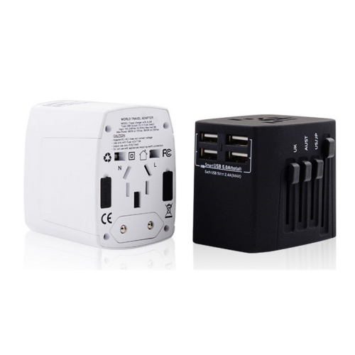 รหััสสินค้า PU-024 ปลั๊กทั่วโลก ปลั๊ก Universal Travel Adapter พร้อมถุงผ้า/กระเป๋า ฟรีสกรีนโลโก้