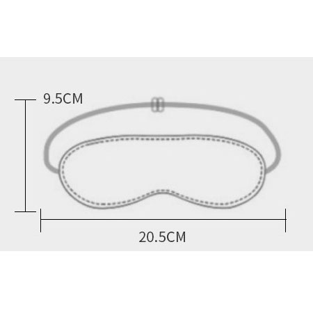 รหัสสินค้า SA-03 ผ้าปิดตา ผ้าปิดตา ฟรีสกรีนโลโก้