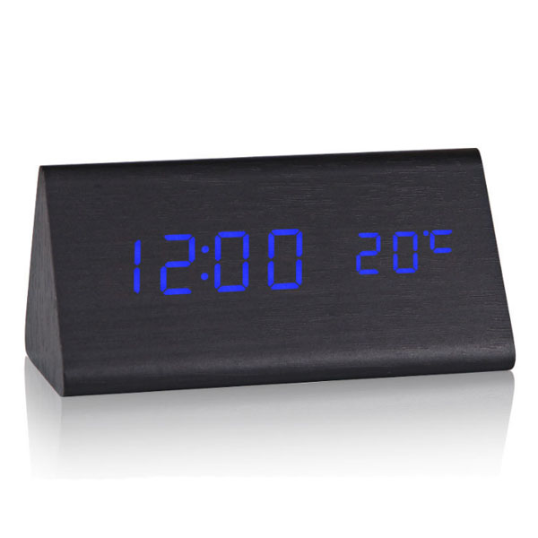รหัสสินค้า : SA-20 นาฬิกากล่องไม้ตั้งโต๊ะ ไฟ LED ฟรีสกรีนโลโก้