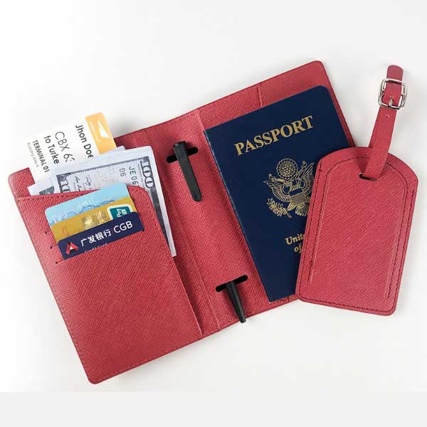 กระเป๋าใส่พาสปอร์ต ป้ายห้อยกระเป๋า Passport Holder/luggage tag รุ่น : SA-75