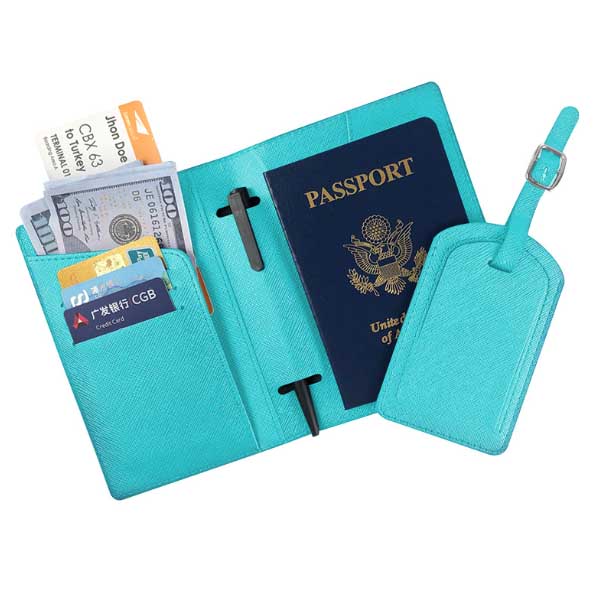 กระเป๋าใส่พาสปอร์ต ป้ายห้อยกระเป๋า Passport Holder/luggage tag รุ่น : SA-75