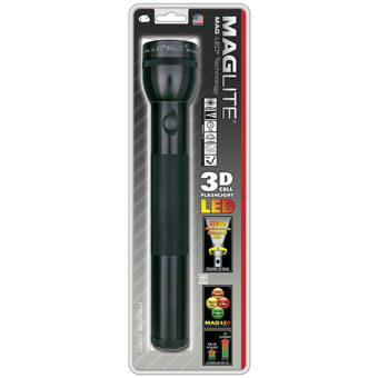 Maglite ไฟฉาย 3 ท่อน  D LED PACK - Black 