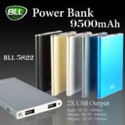 รหััสสินค้า BLL-5822 Powerbank 9500 mAh แบตเตอรี่สำรอง 