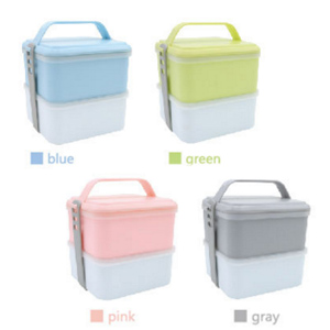 รหััสสินค้า	A44 กล่องข้าวพกพา กล่องใส่อาหาร 2 ชั้น Lunch Box